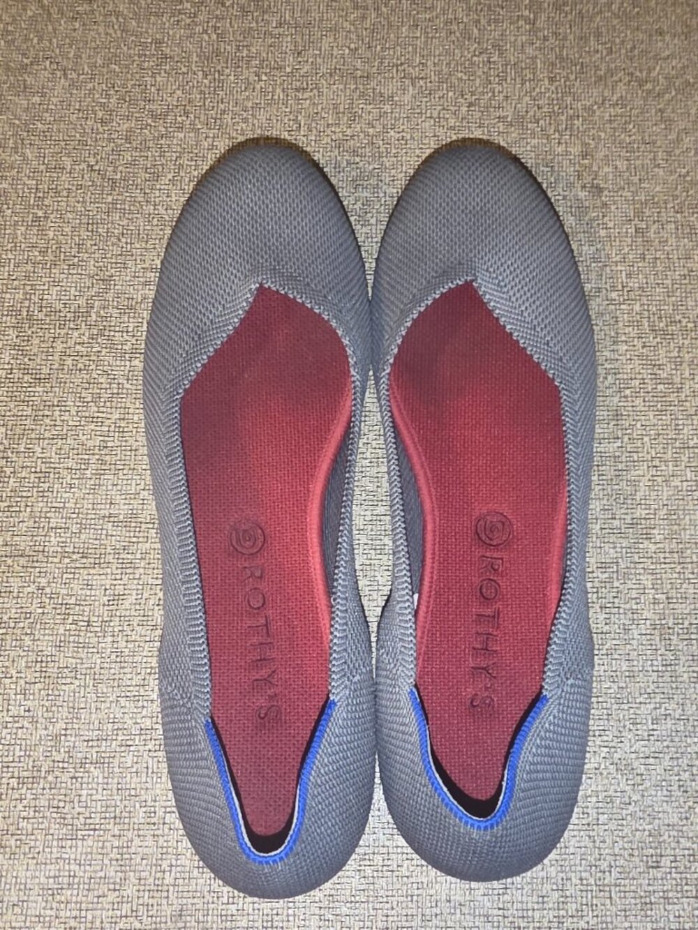 Rothy's The Daily Flat in Gray - Size 12